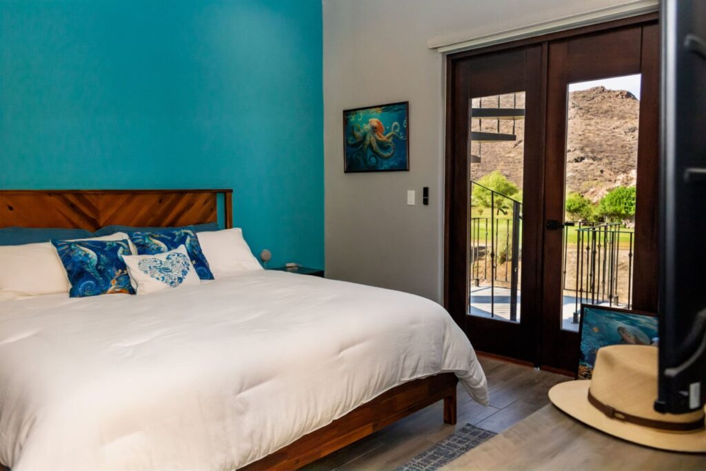 Bedroom 2 at Casa Feliz, Loreto, Mexico